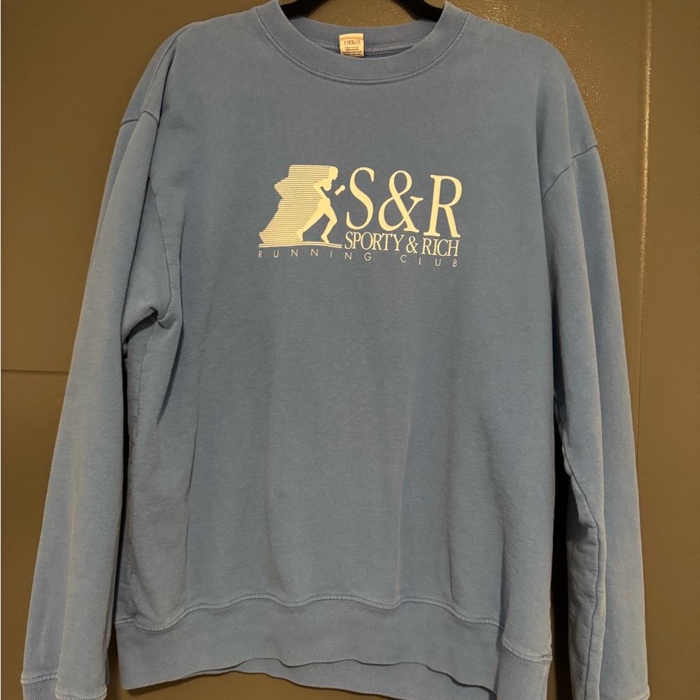 Sporty & Rich Blue Sweatshirt
